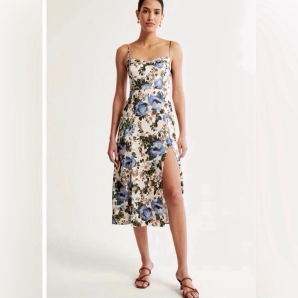 Abercrombie & Fitch Camille Midi Dress